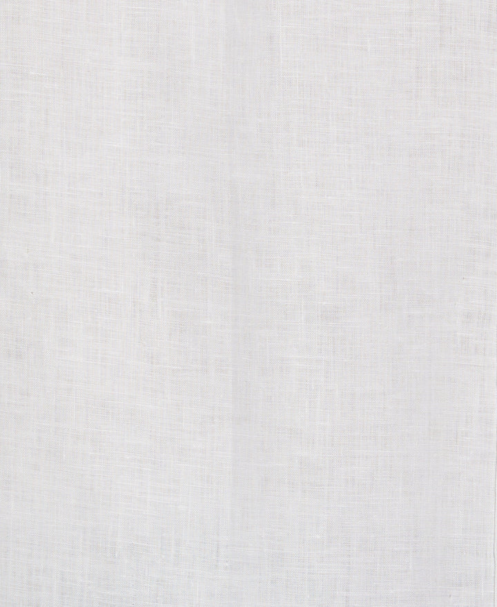 Linen Guayabera Shirt (Bright White) 