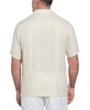 Big & Tall 100% Linen Classic Guayabera Shirt - Short Sleeve (Whitecap Gray) 