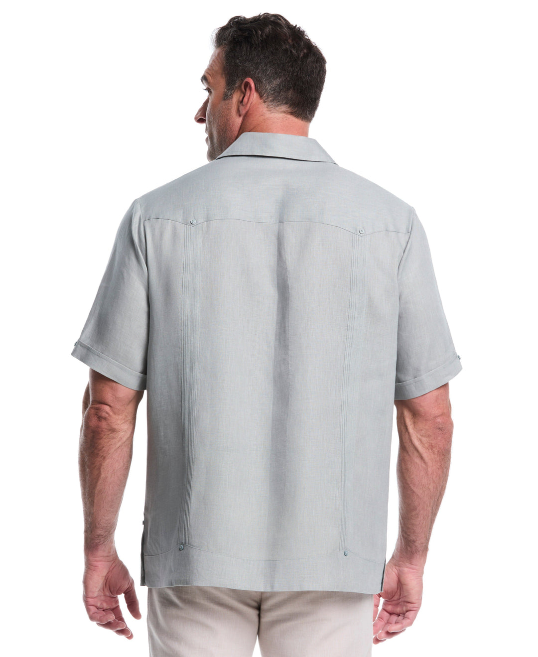 Linen Guayabera Shirt (Abyss) 