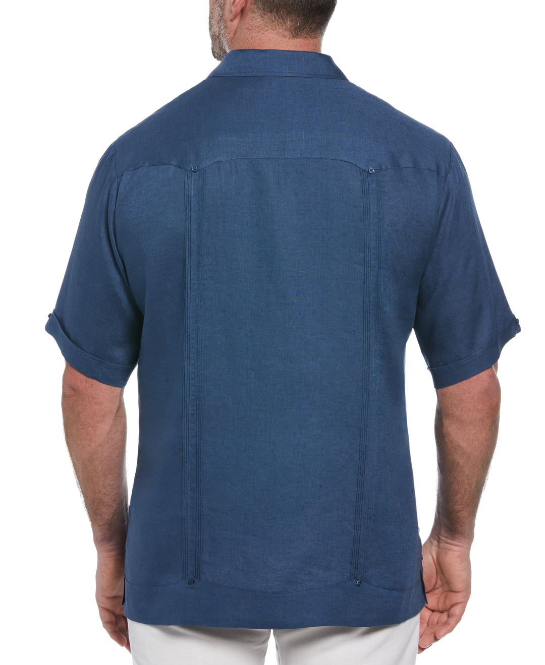 Linen Guayabera Shirt (Ensign Blue) 