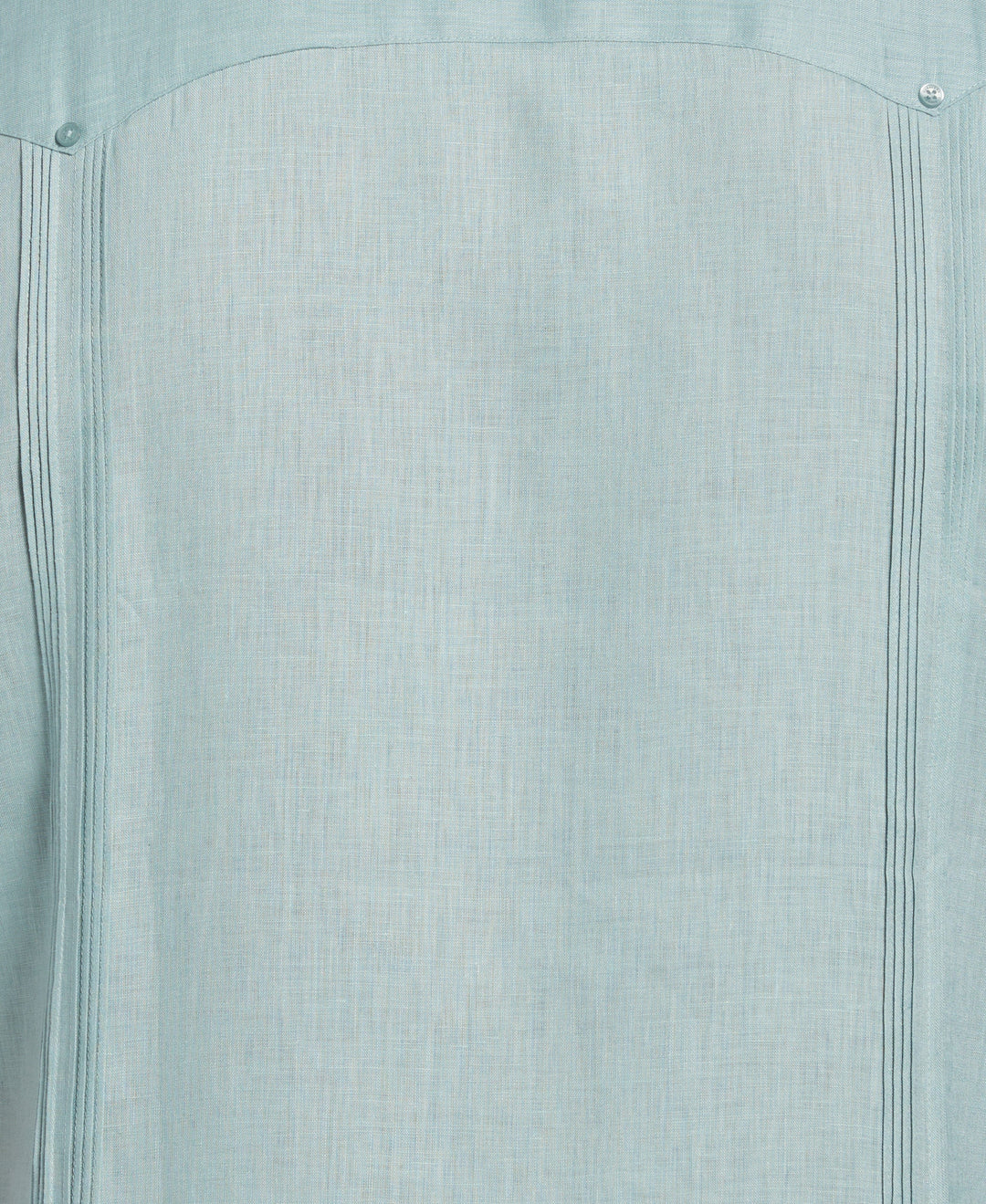 Linen Guayabera Shirt (Blue Surf) 