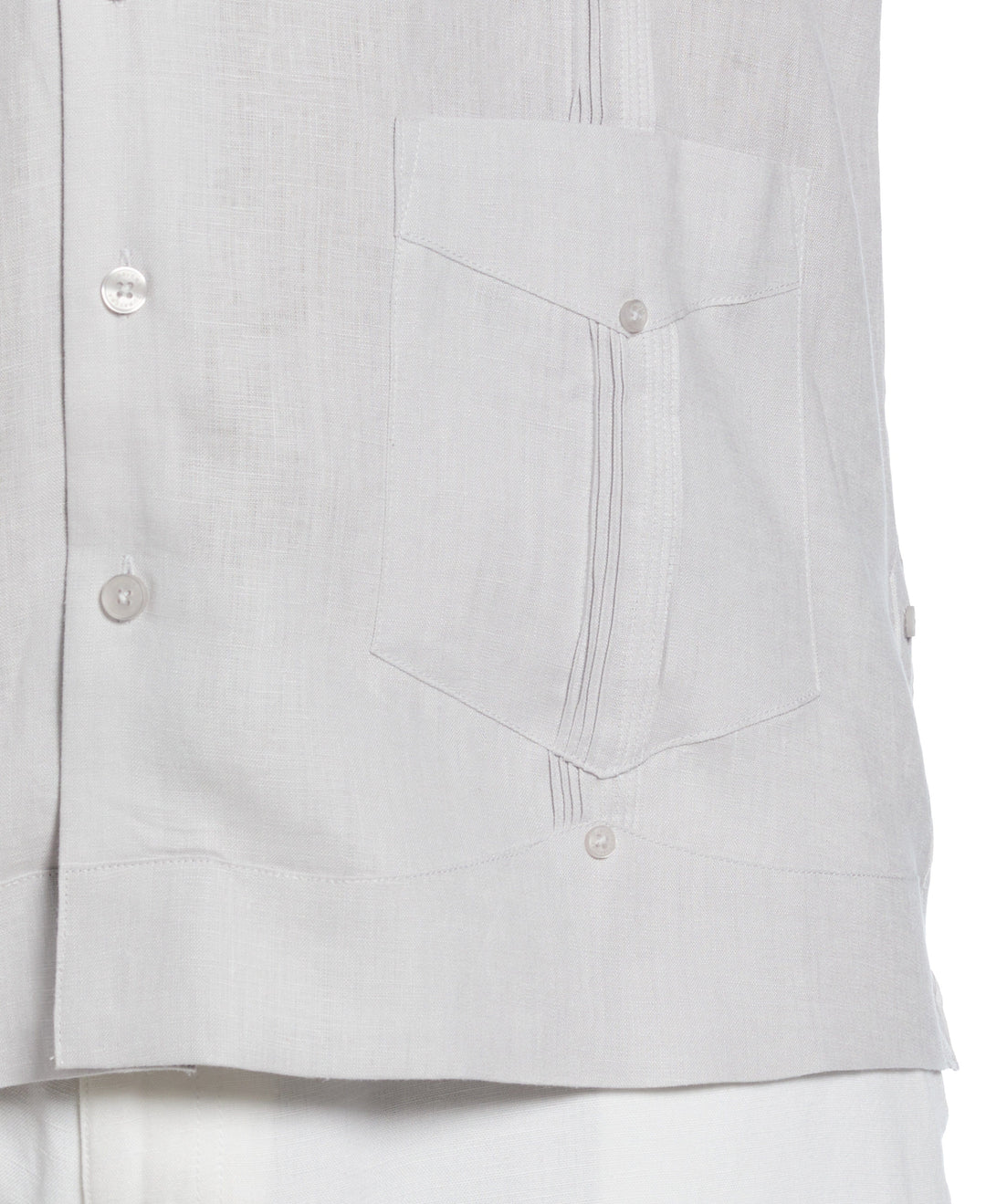 Linen Guayabera Shirt (Micro Chip) 