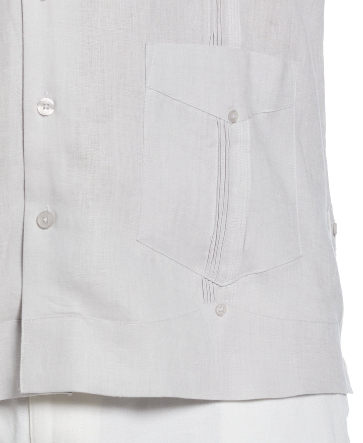 Linen Guayabera Shirt (Micro Chip) 