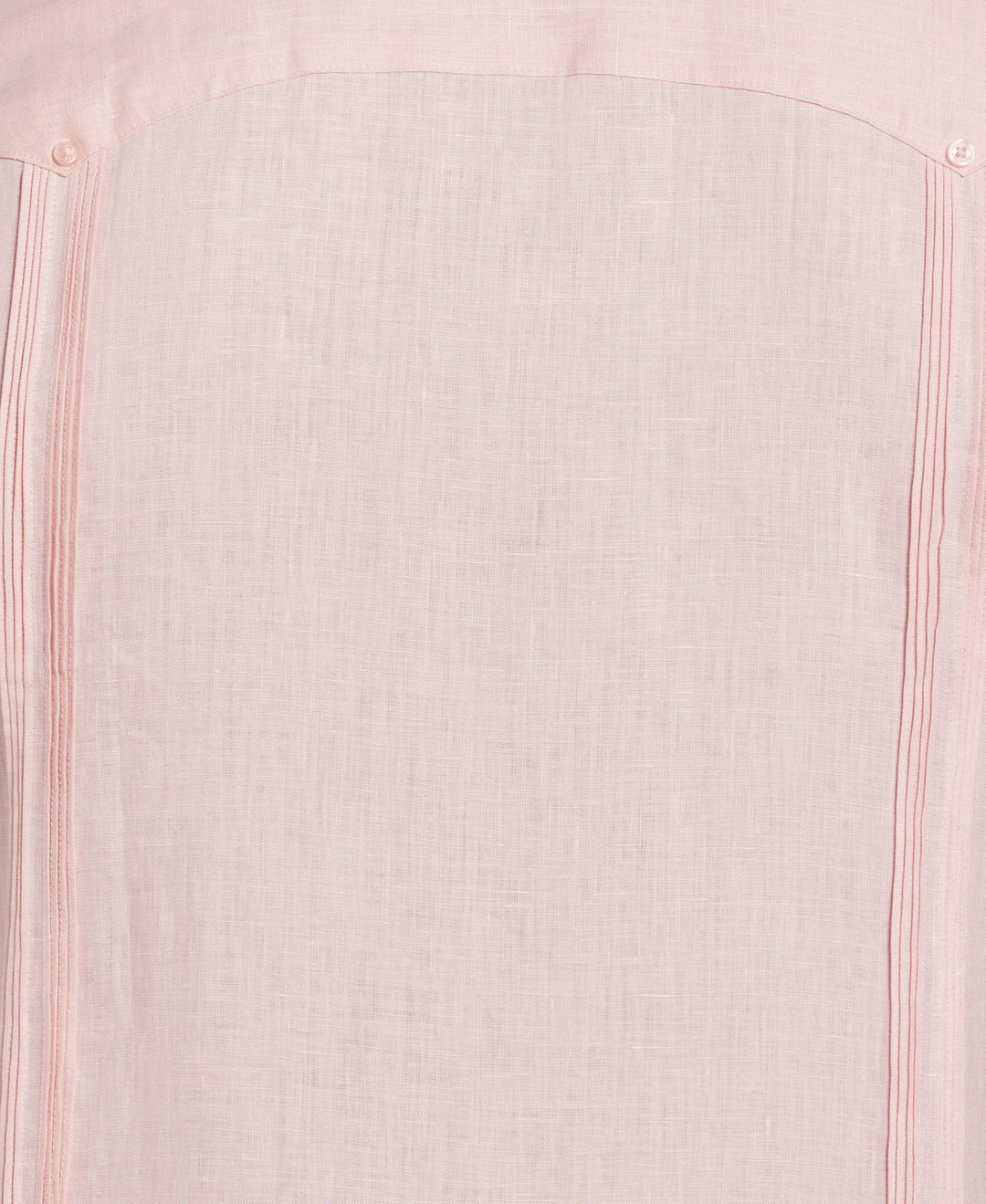 Linen Guayabera Shirt (Silver Pink) 