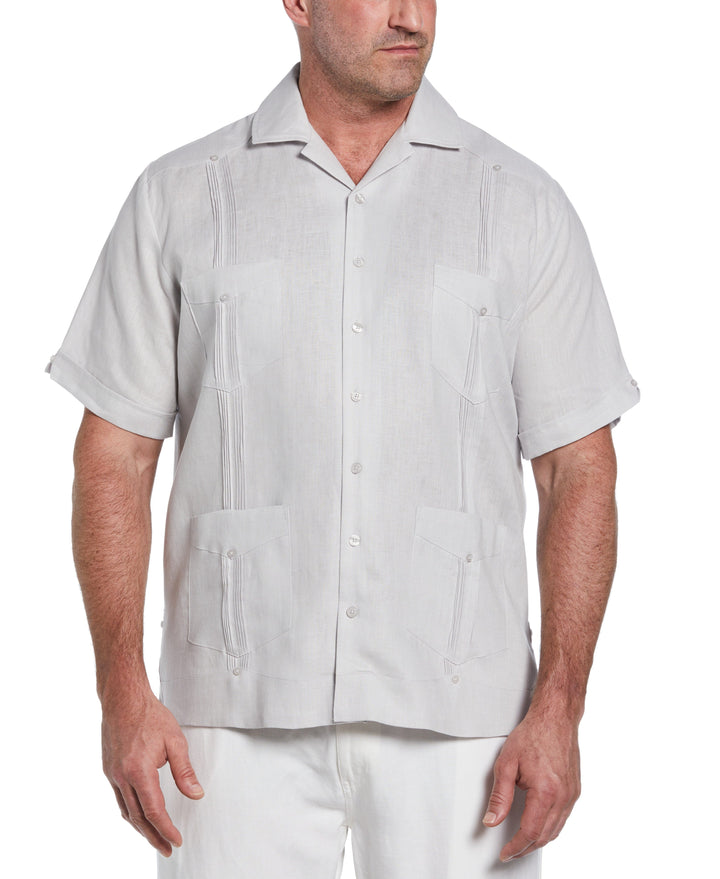 Linen Guayabera Shirt (Micro Chip) 