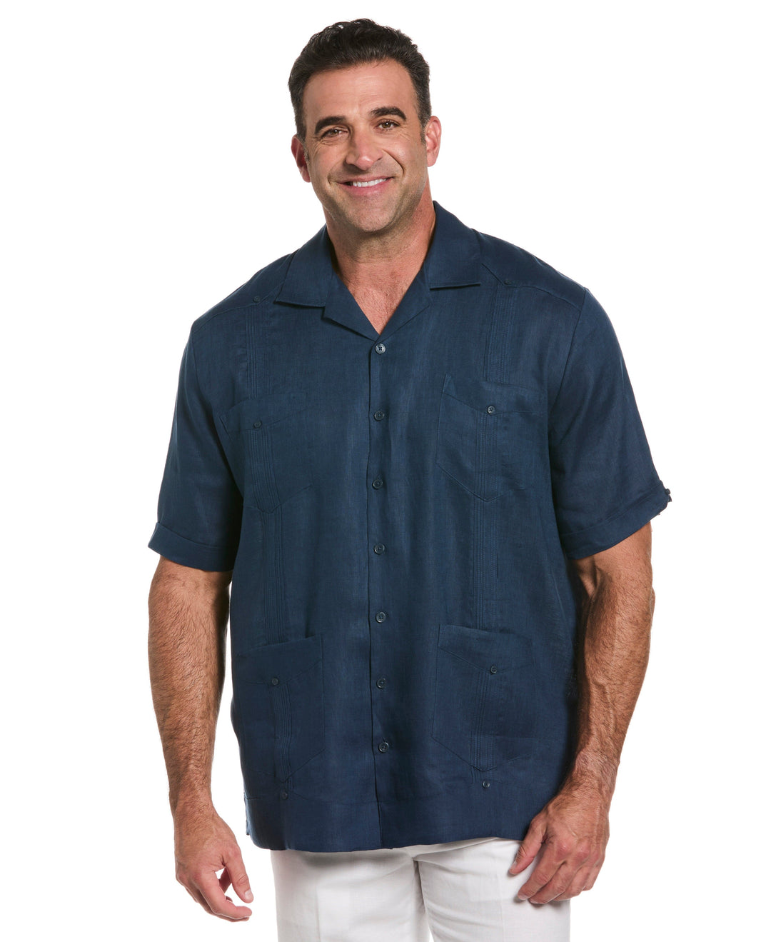 Linen Guayabera Shirt (Titan) 