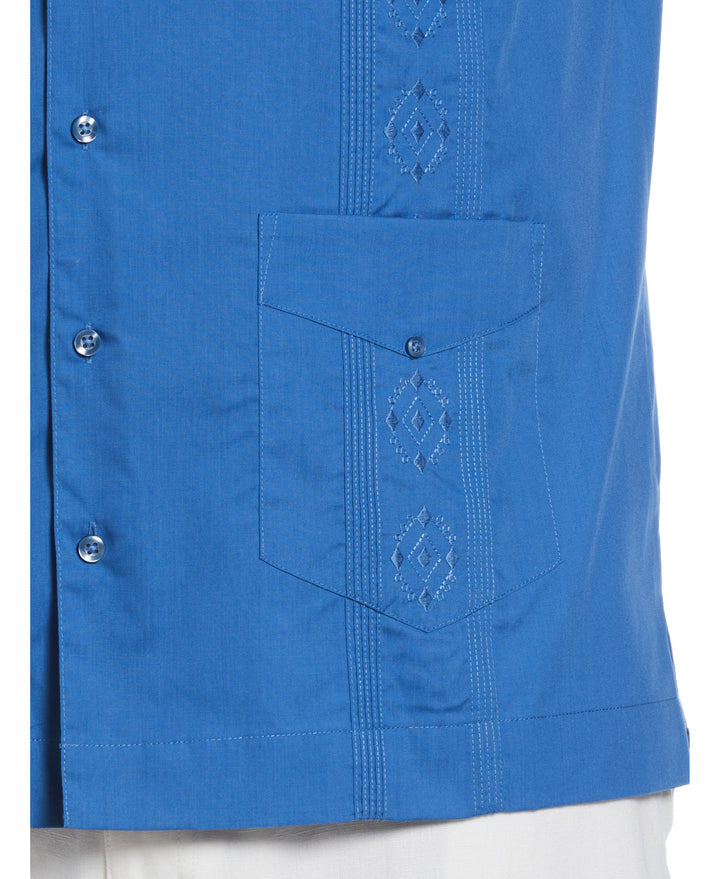 Big & Tall Authentic Embroidered Guayabera Shirt-Guayaberas-Cubavera