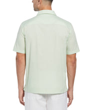 Big and Tall Embroidered Camp Collar Guayabera Shirt (Seacrest) 