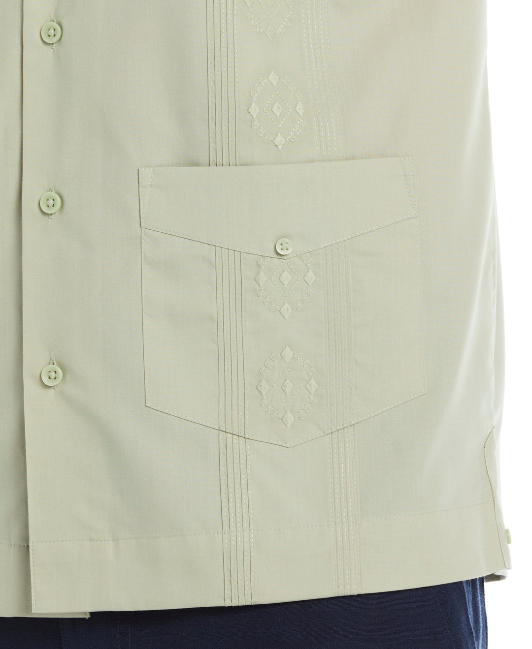 Big & Tall Poplin Guayabera Shirt (Reseda) 