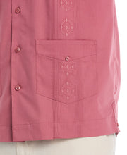 Camp Collar Guayabera Shirt (Mauvewood) 