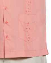 Big & Tall Authentic Embroidered Guayabera Shirt (Lantana) 
