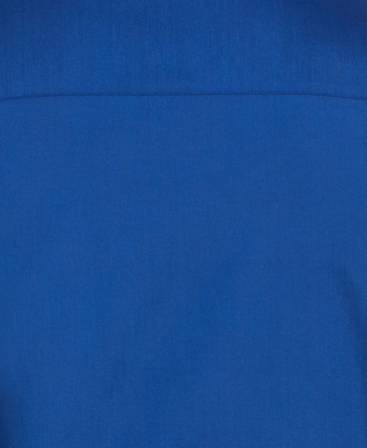 Big & Tall Authentic Embroidered Guayabera Shirt (True Blue) 