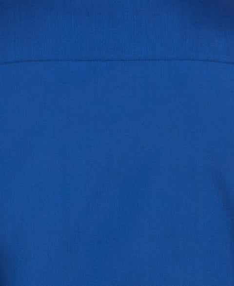 Big & Tall Authentic Embroidered Guayabera Shirt (True Blue) 