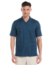 Camp Collar Guayabera Shirt (Deep Dive) 