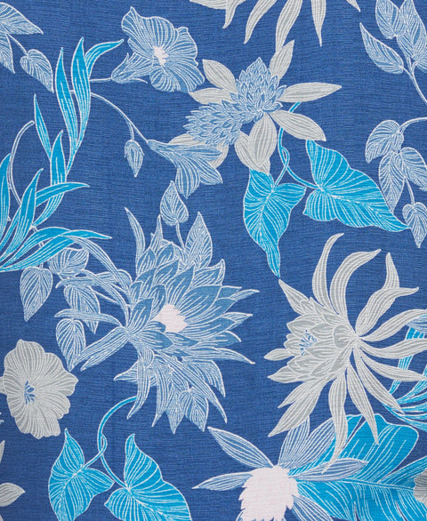 Botanical Print Shirt (Dutch Blue) 