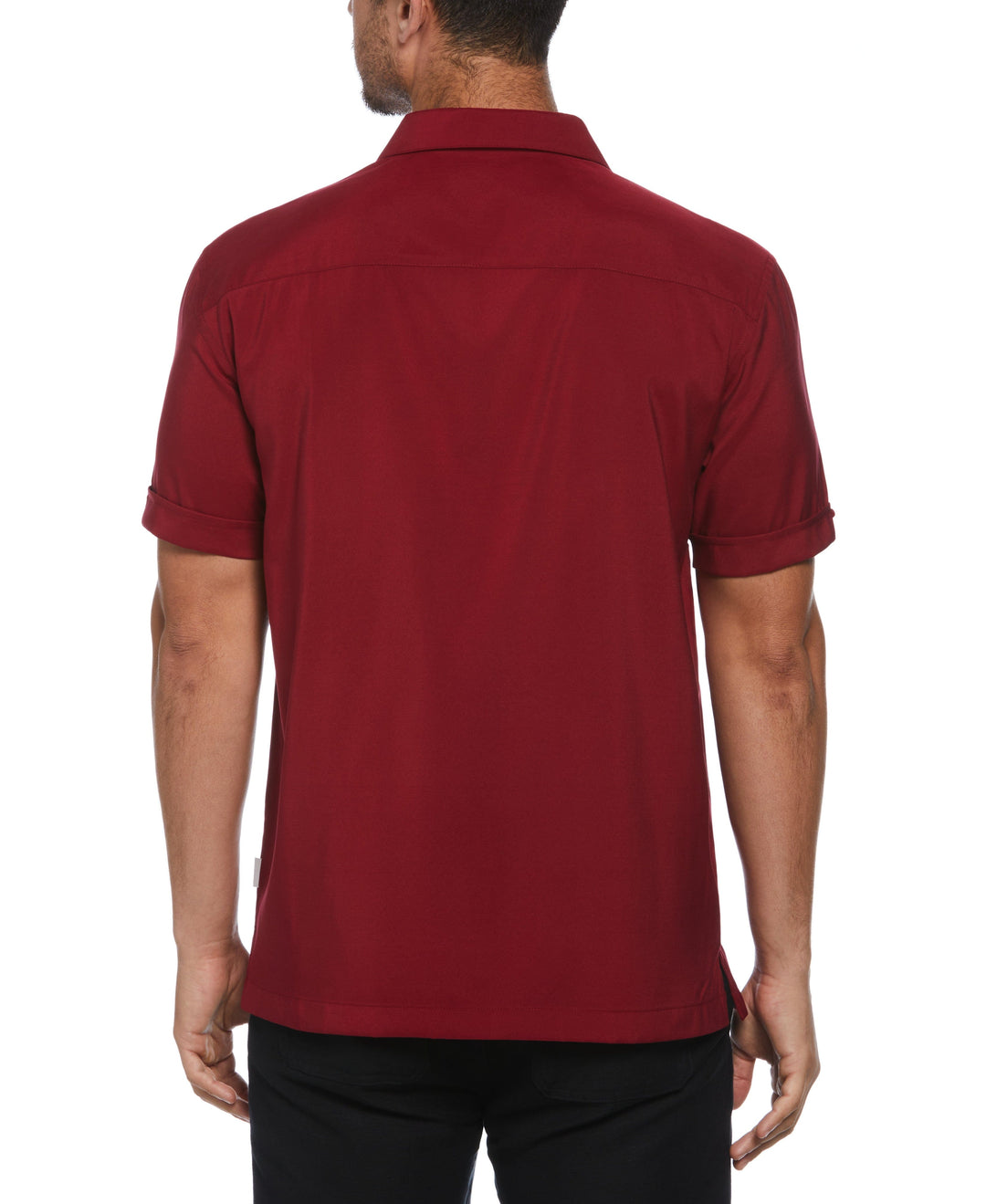 Camp Collar Retro Panel Shirt (Biking Red) 