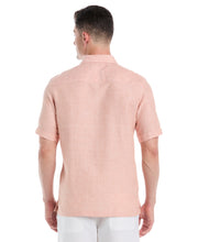 Linen Short Sleeve Shirt (Dusty Coral) 