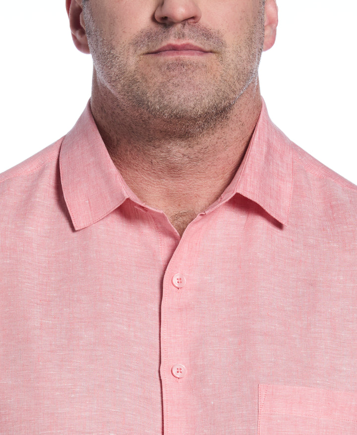Linen Short Sleeve Shirt (Lantana) 