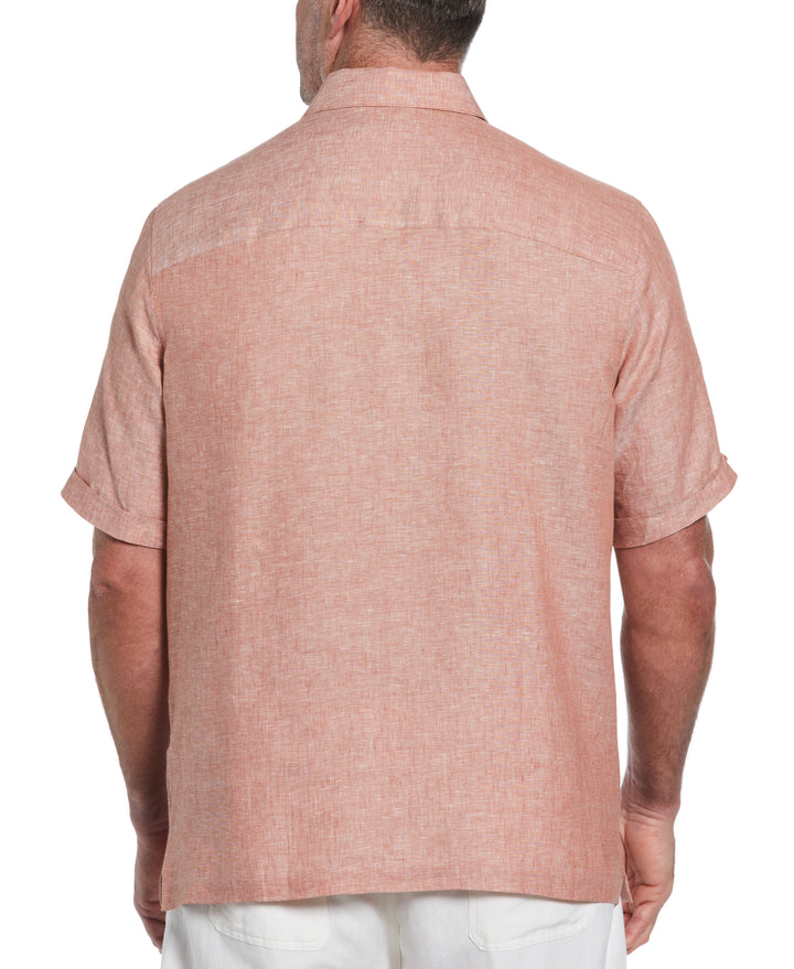 Linen Short Sleeve Shirt (Chutney) 
