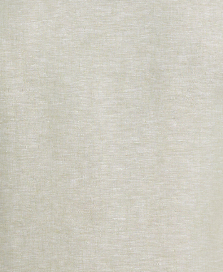 Linen Short Sleeve Shirt (Reseda) 