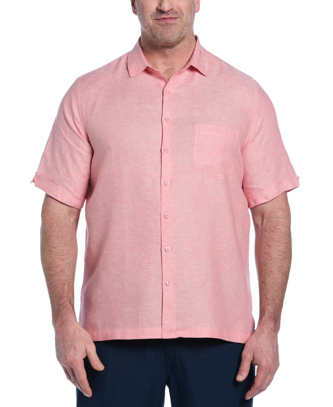 Linen Short Sleeve Shirt (Lantana) 