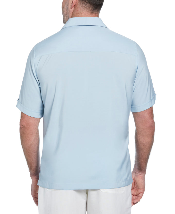 Big & Tall Soft Touch Panel Shirt (Dream Blue) 
