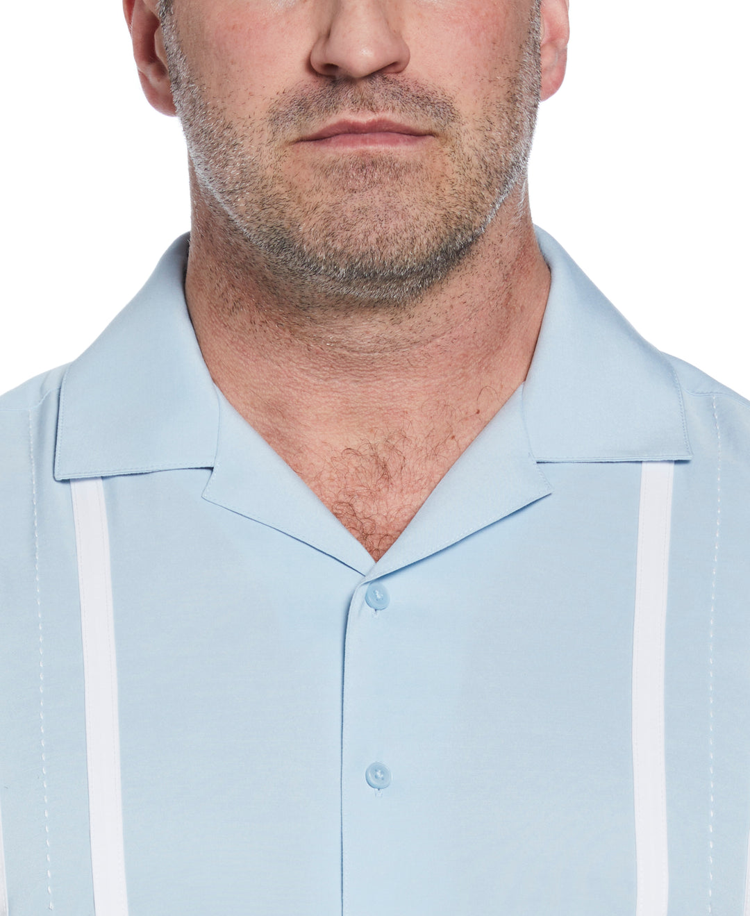 Big & Tall Soft Touch Panel Shirt (Dream Blue) 
