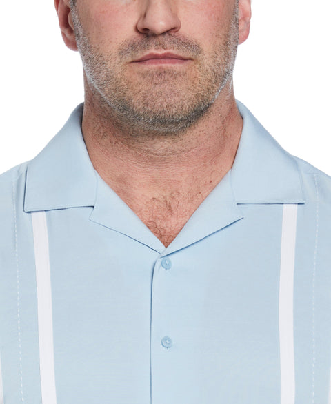 Big & Tall Soft Touch Panel Shirt (Dream Blue) 