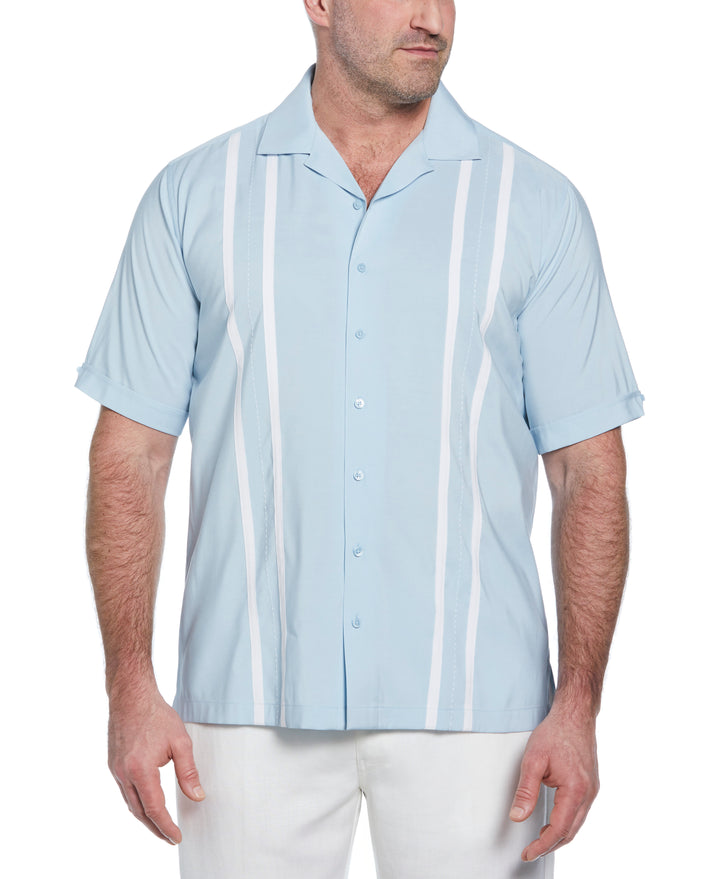 Big & Tall Soft Touch Panel Shirt (Dream Blue) 