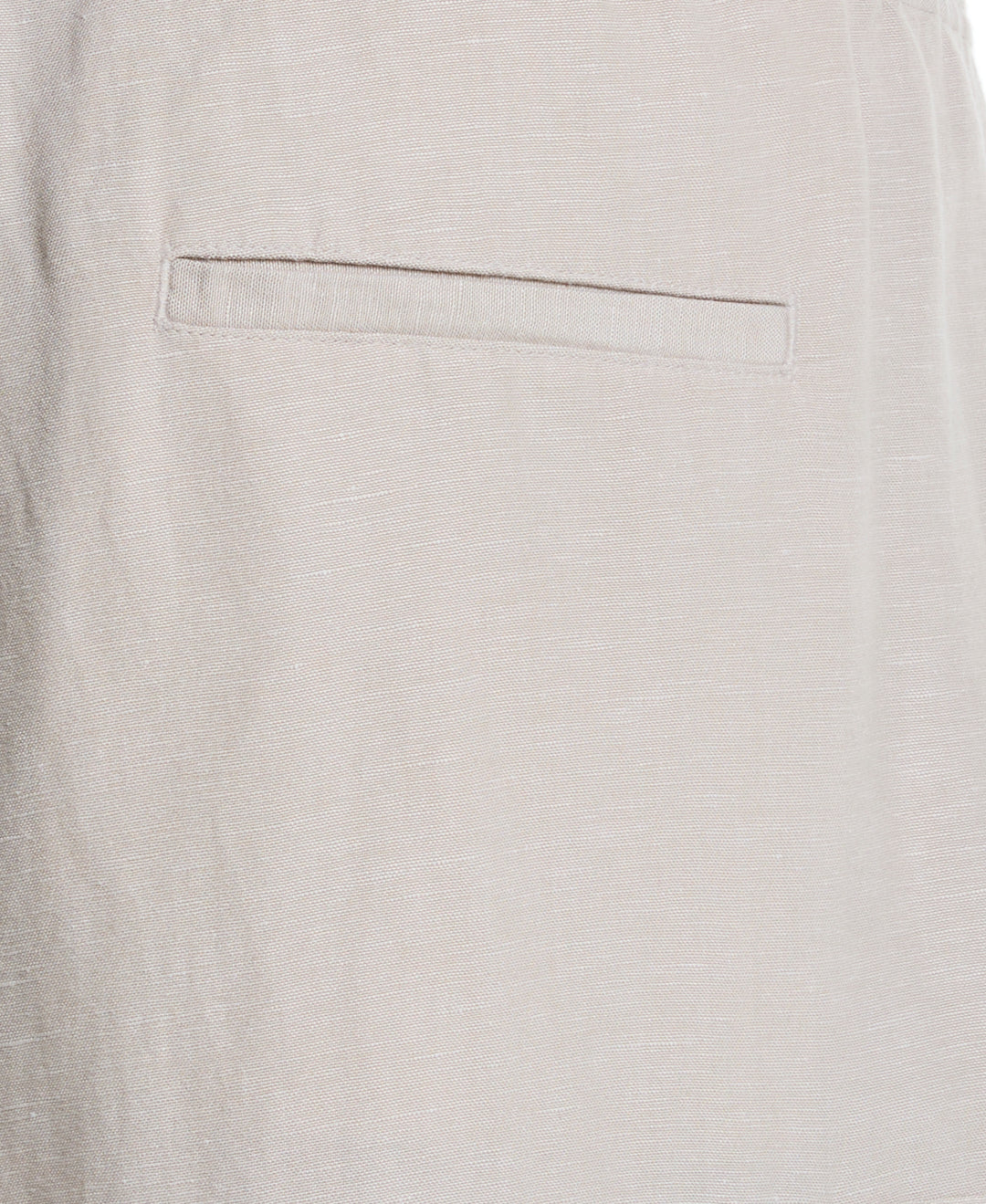 Big & Tall Linen Blend Cargo Short (Island Fossil) 