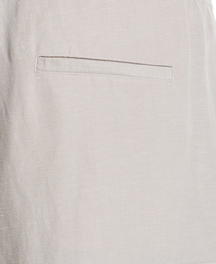 Big & Tall Linen Blend Cargo Short (Island Fossil) 
