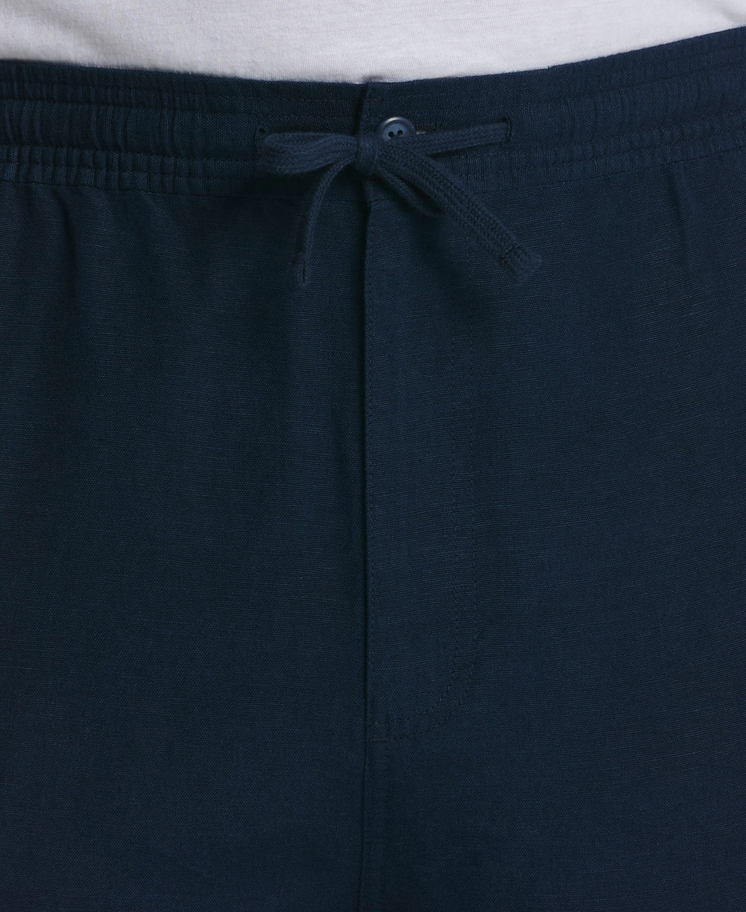 Big & Tall Linen Blend Cargo Short (Dress Blues) 
