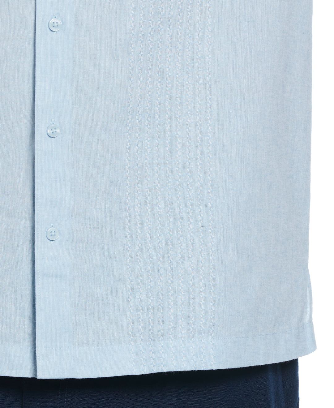 Big & Tall Linen Blend Dobby Shirt (Dream Blue) 