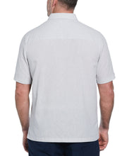 Big & Tall Engineered Dobby Panels Shirt (Brilliant White) 