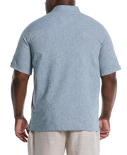 Big & Tall Engineered Dobby Panels Shirt (Tapestry) 