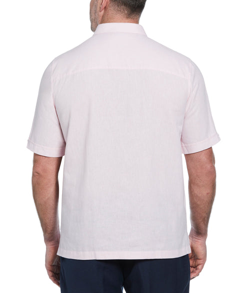 Big & Tall Engineered Dobby Panels Shirt (Rose Shadow) 