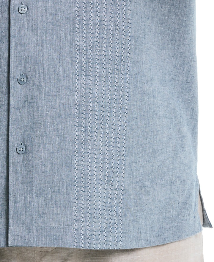 Big & Tall Linen Blend Dobby Shirt (Tapestry) 