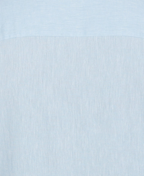 Big & Tall Engineered Dobby Panels Shirt (Dream Blue) 