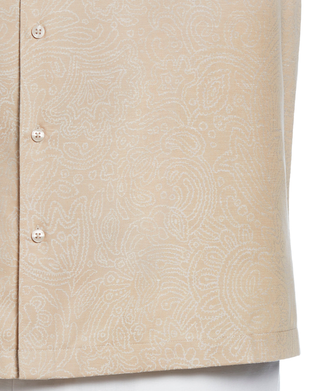 Big & Tall Floral Paisley Shirt (Irish Cream) 