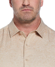 Big & Tall Floral Paisley Shirt (Irish Cream) 