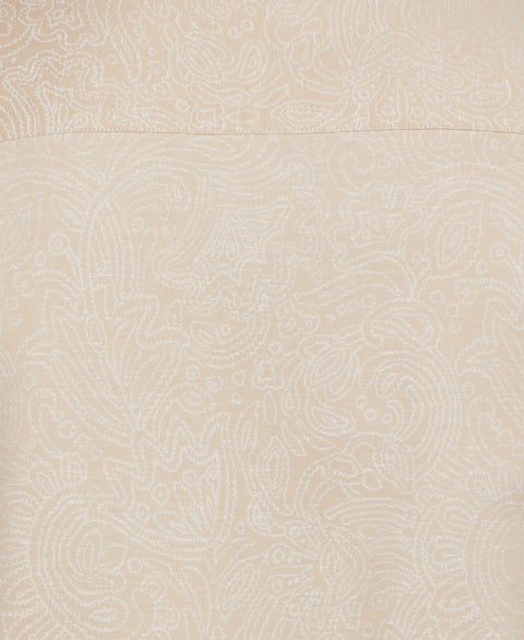 Big & Tall Floral Paisley Shirt (Irish Cream) 