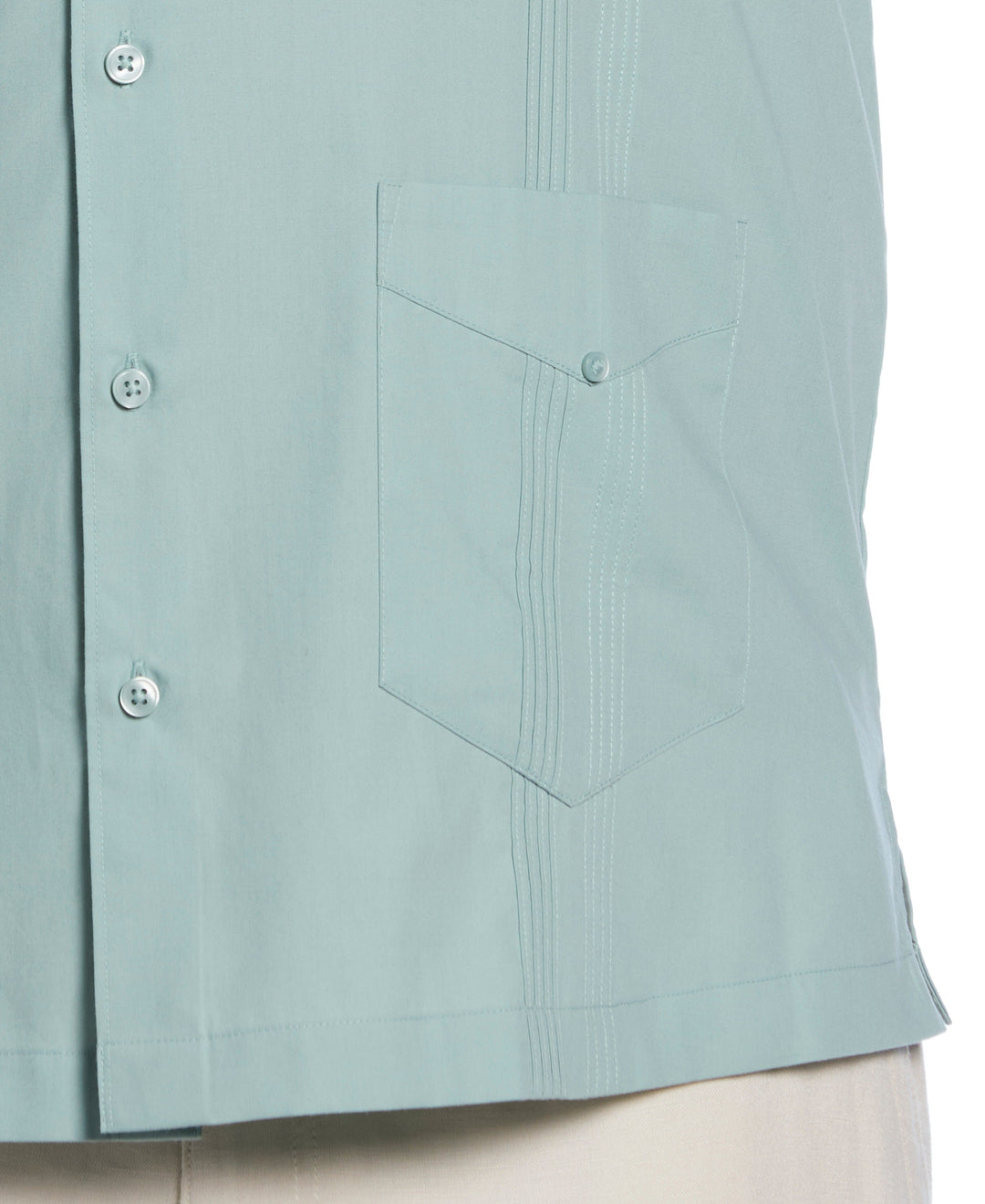 Four Pocket Guayabera Shirt (Blue Surf) 