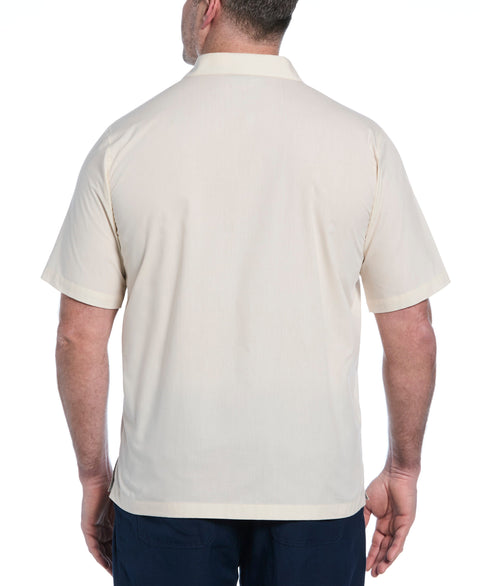 Four Pocket Guayabera Shirt (Whitecap Gray) 