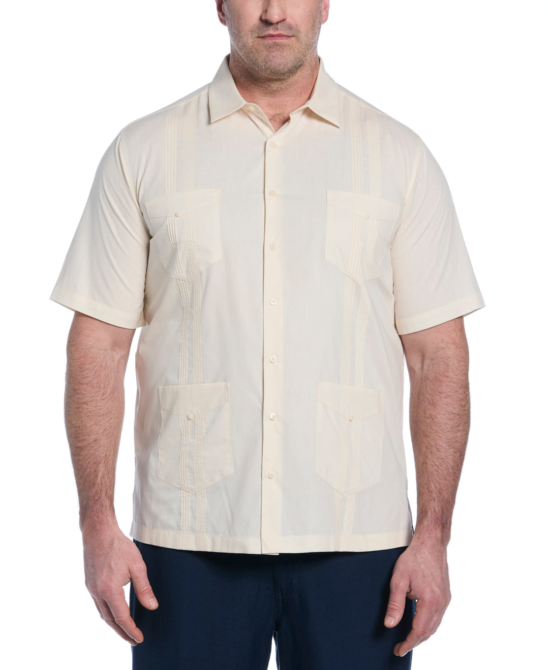 Four Pocket Guayabera Shirt (Whitecap Gray) 