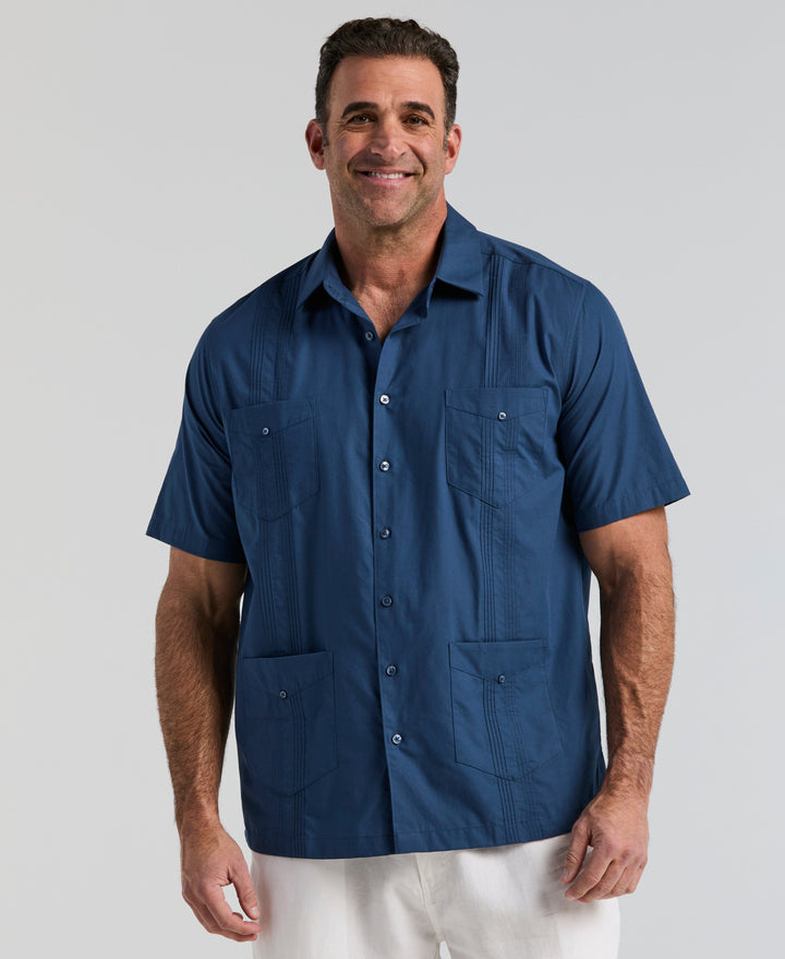 Four Pocket Guayabera Shirt (Ensign Blue) 