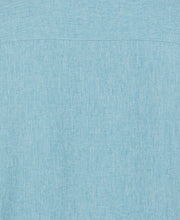Big and Tall Geo Embroidered Panel Chambray Shirt (Surf Spray) 