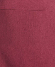 Big & Tall Chambray Geo Embroidery Shirt (Cordovan) 
