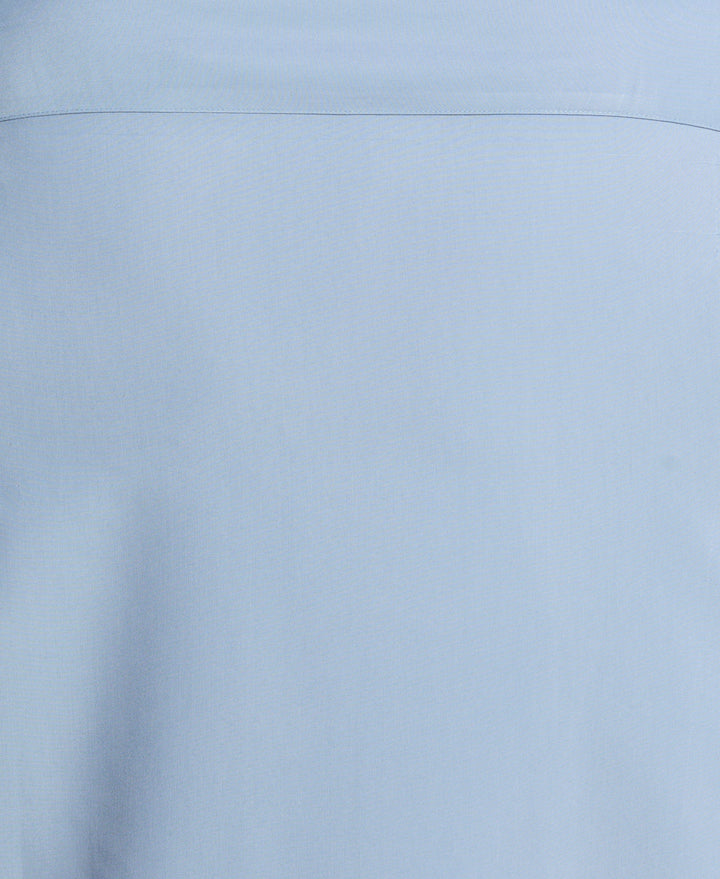 Big & Tall Two-Tone Geo Embroidered Shirt (Windward Blue) 