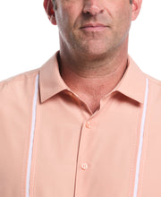 Big & Tall Insert Panel Pickstitch Shirt (Dusty Coral) 