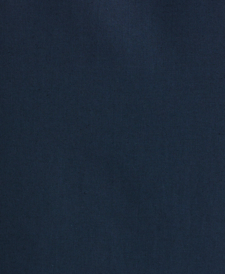 Big & Tall L-Shape Embroidered Linen Blend Shirt (Dress Blues) 